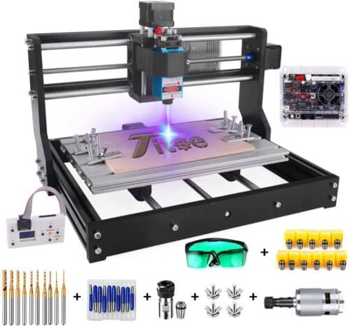 Titoe 2 in 1 7000mW CNC 3018 Pro Engraver Machine DIY Router Kit + Router Bits Review