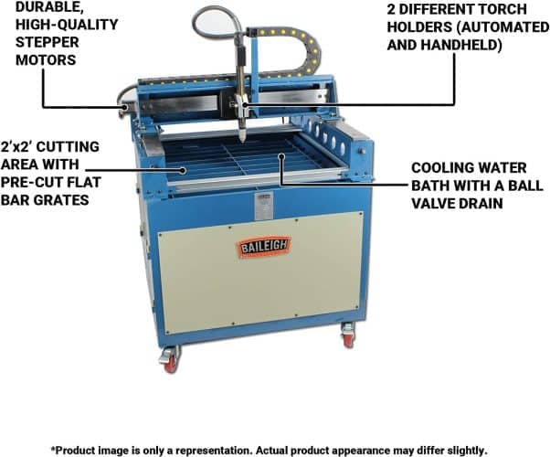 Baileigh pt-22 cnc plasma cutting table