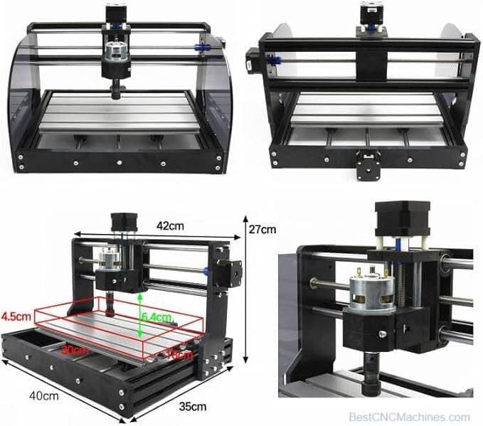 CNCTOPBAOS CNC 3018 Pro Max CNC Machine measurements