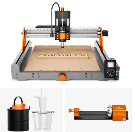 WIZMAKER Artsian 01 CNC Router Machine with 4th Axis