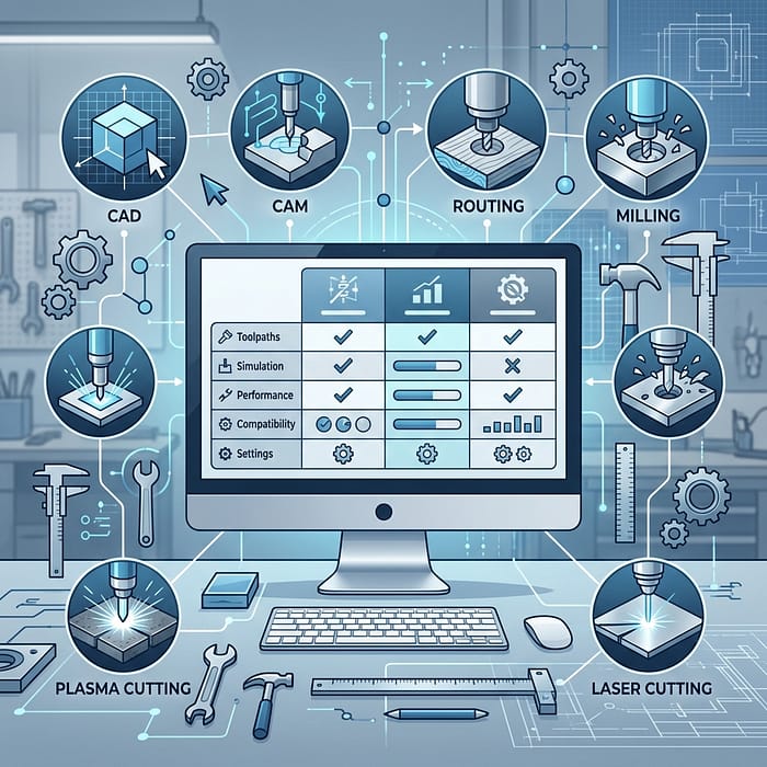 CNC Software Comparison Table